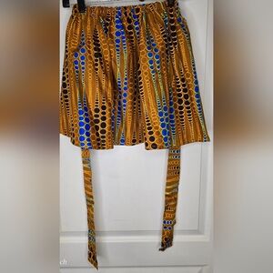 Women's African Fabric Mini Skirt